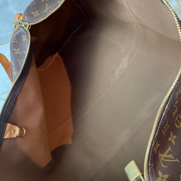 SOLD⚜️Louis Vuitton Monogram Keepall 55 Bandouliere - Picture 9 of 12